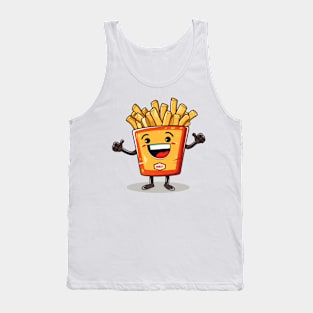 kawaii french fries T-Shirt cute potatofood funny Tank Top